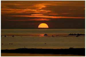Solnedgång Ölands södra udde